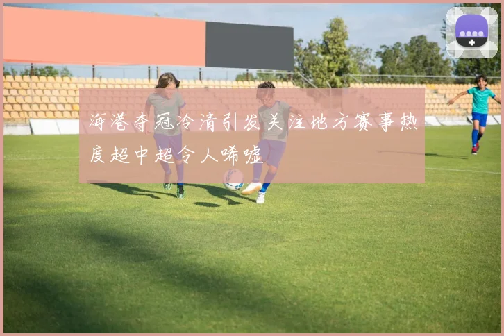 海港夺冠冷清引发关注地方赛事热度超中超令人唏嘘